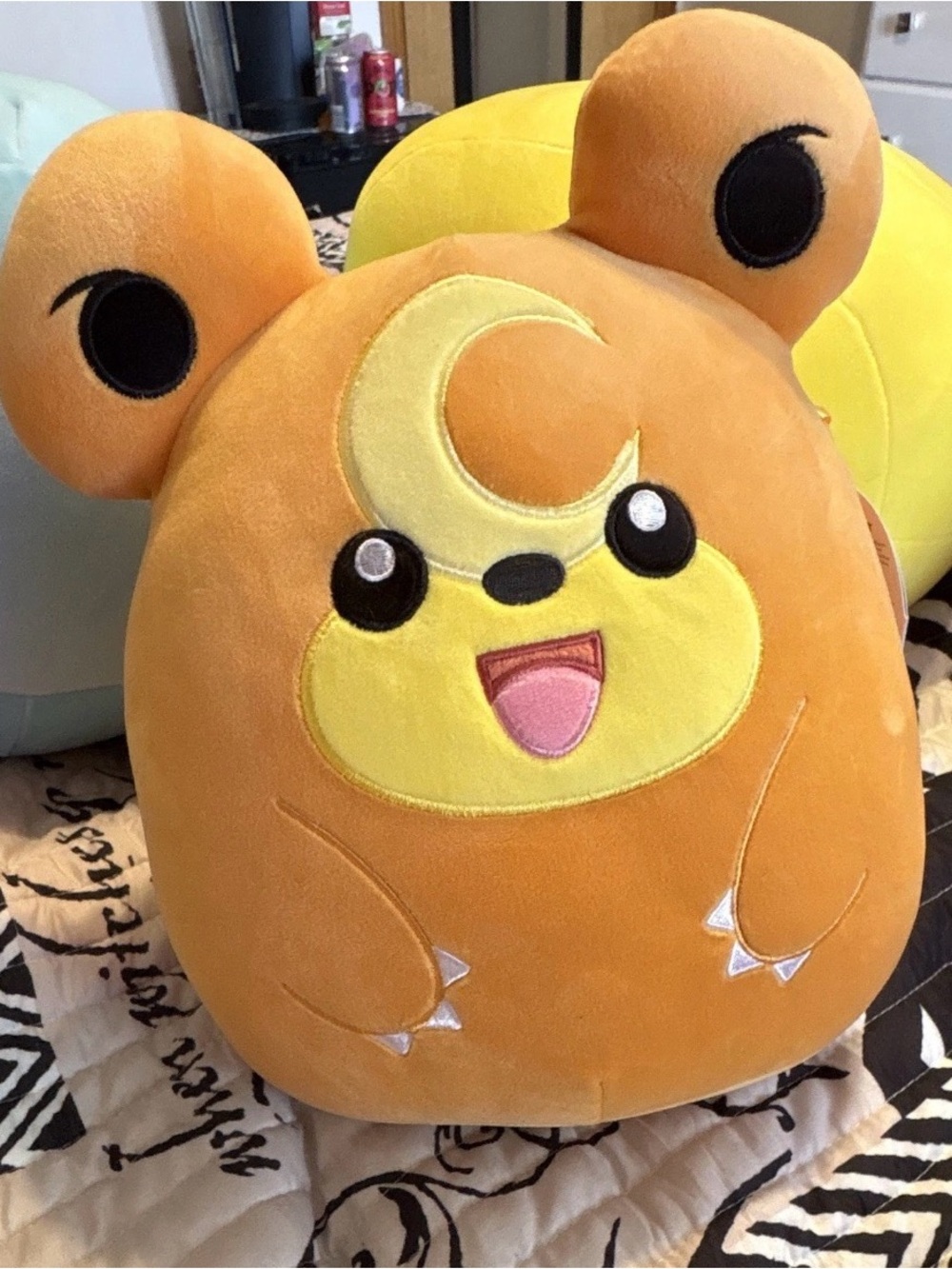 NWT 14” Pokémon Squishmallow Teddiursa Plush Toy Stuffed Animal